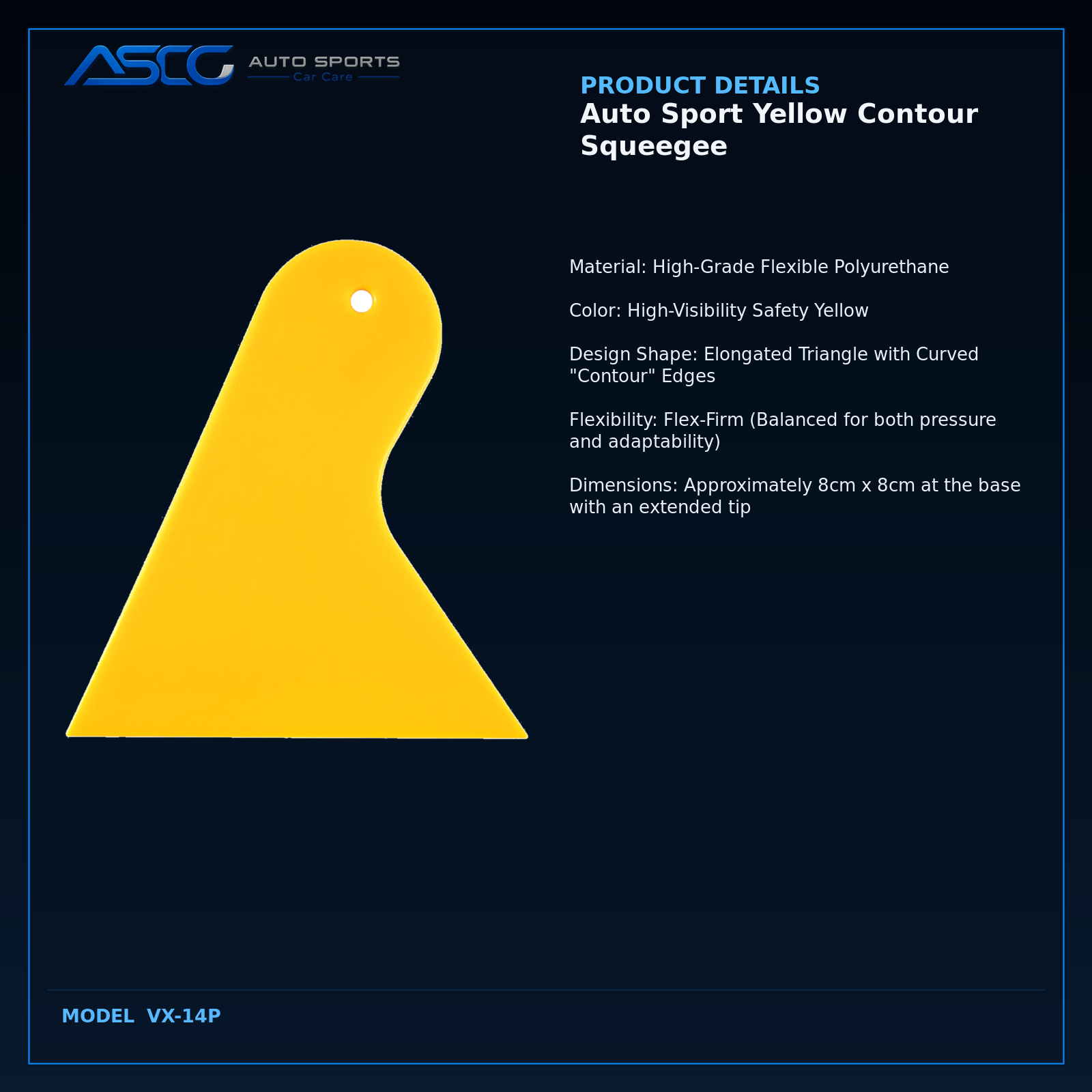 Auto Sport Yellow Contour Squeegee VX-14P catalogue image 3