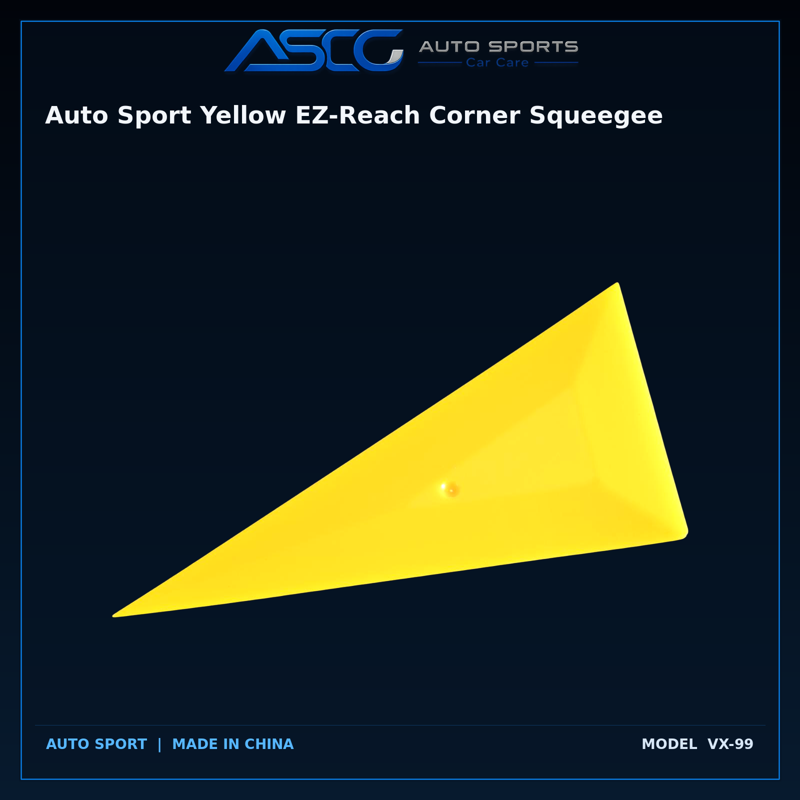 Auto Sport Yellow EZ-Reach Corner Squeegee VX-99 catalogue image 1