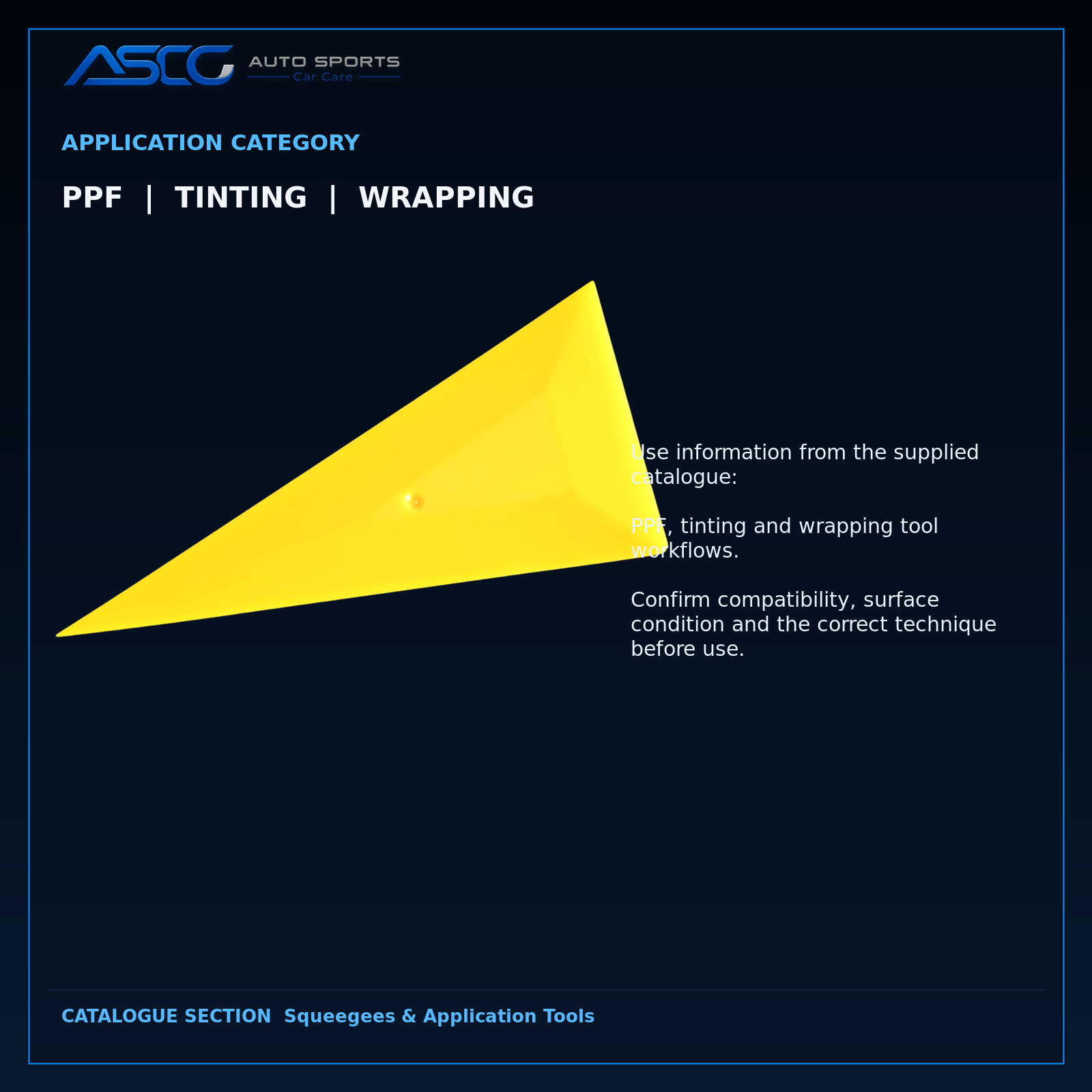 Auto Sport Yellow EZ-Reach Corner Squeegee VX-99 catalogue image 4