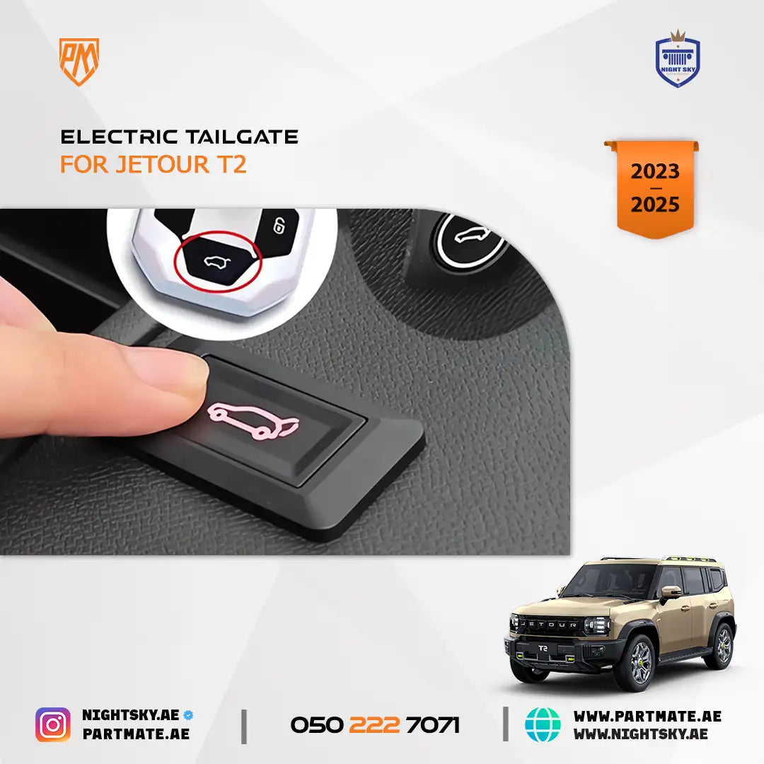 Jetour T2 electric tailgate kit — original supplier image 4