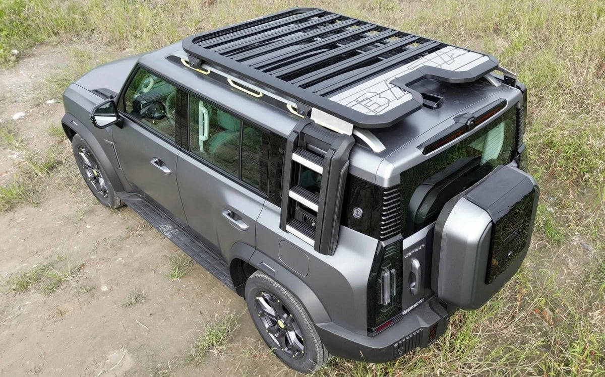 Jetour T2 Rear Ladder – Defender Design (Silver) – AUTO SPORTS CAR CARE (view 6)