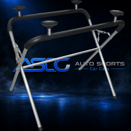 Folding Automotive Panel Support Stand LD-AU4008 on ASCC glossy black catalog background