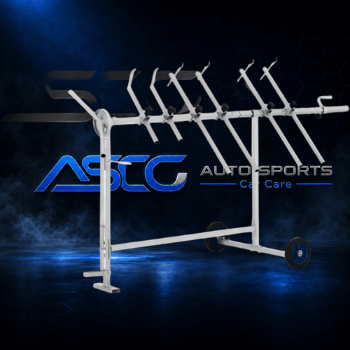 Automotive Multi-Panel Painting Stand LD-AU4010A on ASCC glossy black catalog background