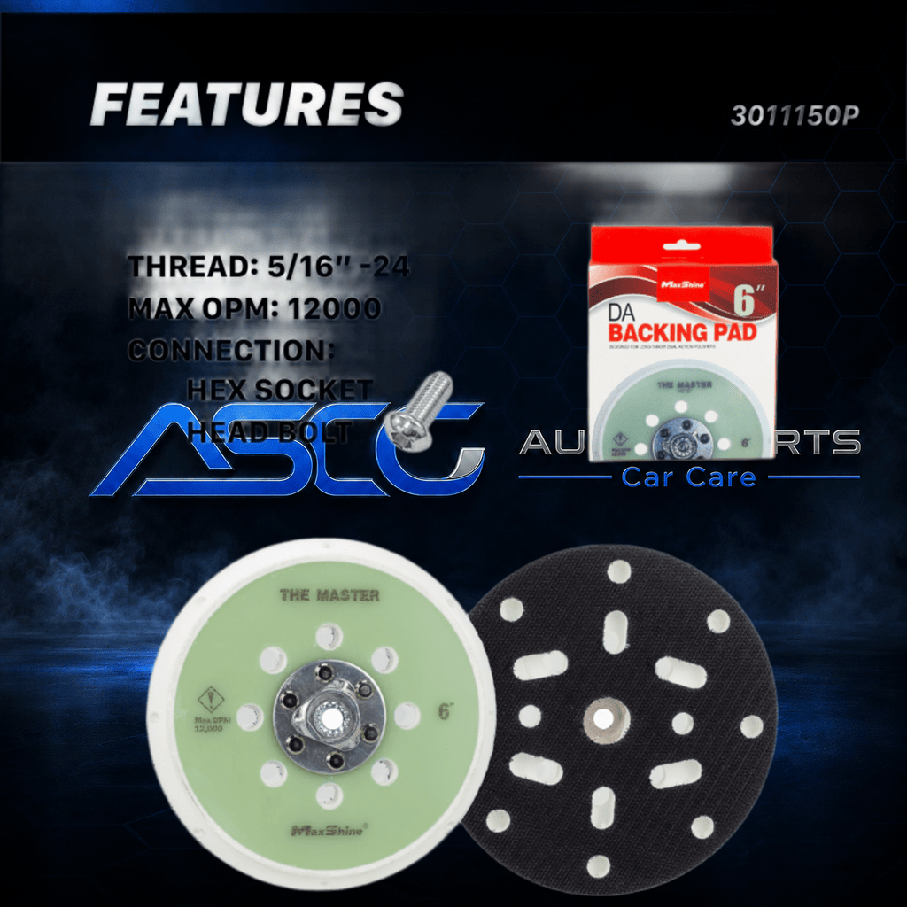 MaxShine 3011150P Pro Series Backing Plate – 6 in / 150 mm – MaxShine | AUTO SPORTS CAR CARE (view 3)
