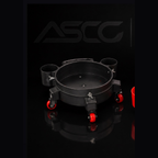 MaxShine Rolling Bucket Dolly Black 702306 - ASCC black catalog background