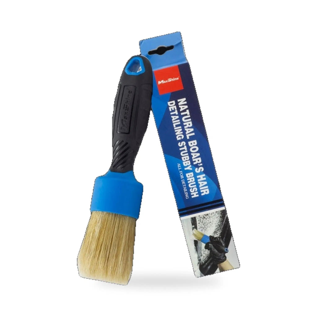MaxShine Stubby Brush – Boar’s Hair, 704626-B – MaxShine - AUTO SPORTS CAR CARE