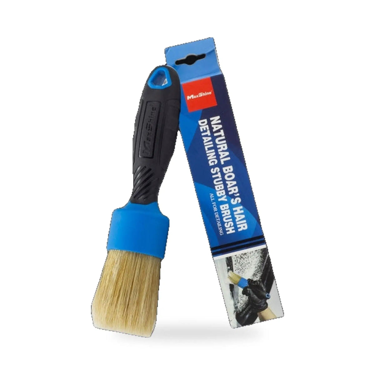MaxShine Stubby Brush – Boar’s Hair, 704626-B – MaxShine - AUTO SPORTS CAR CARE