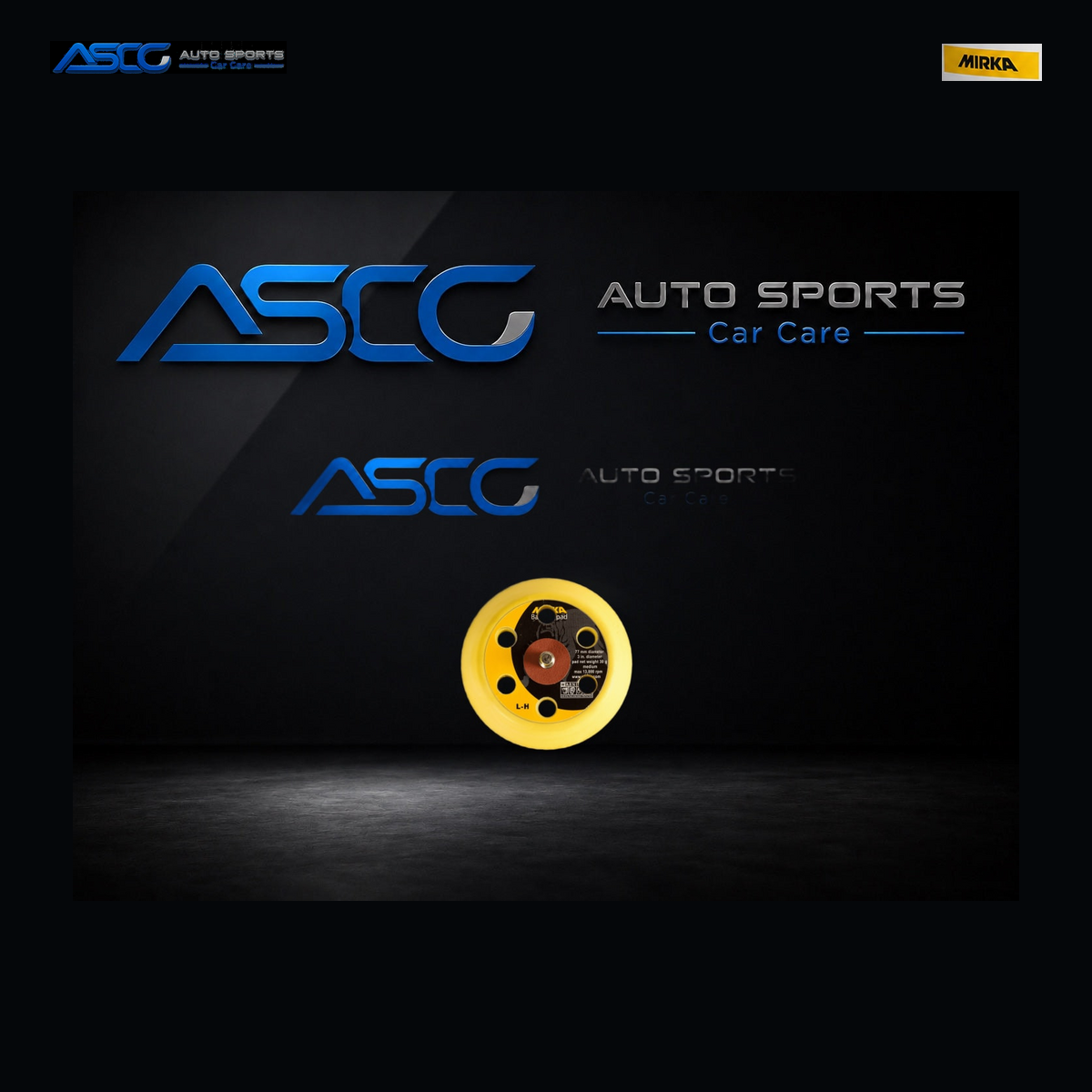 Mirka Backing Pad Ø77 mm 1/4 6H – Mirka | AUTO SPORTS CAR CARE
