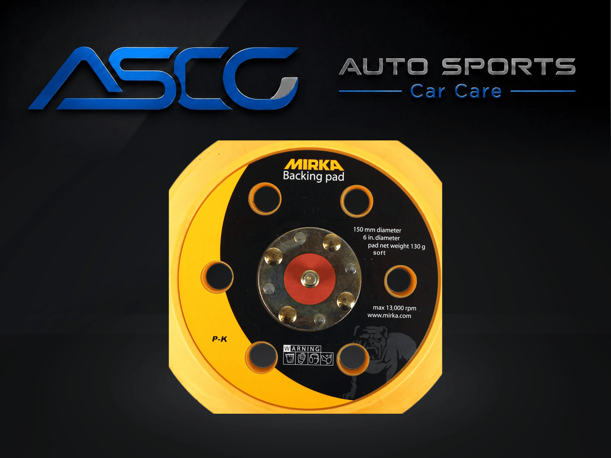 Mirka Backing Pad 150 mm 5/16 Grip 6H Soft – Mirka | AUTO SPORTS CAR CARE (view 3)