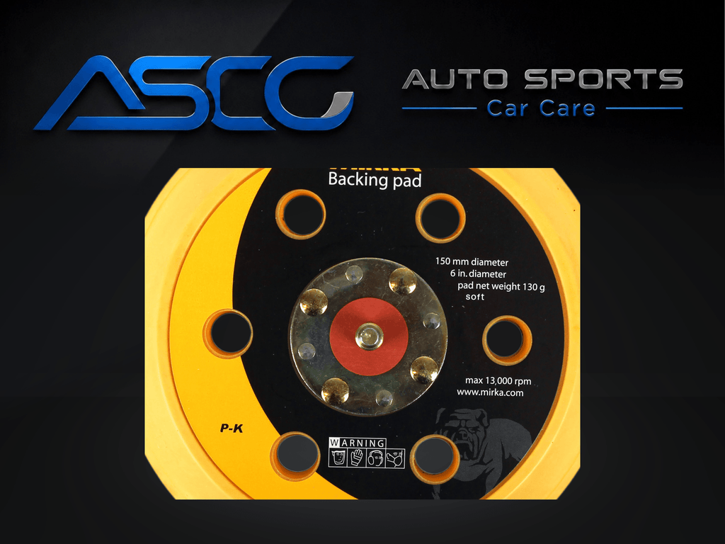 Mirka Backing Pad 150 mm 5/16 Grip 6H Soft – Mirka | AUTO SPORTS CAR CARE (view 5)