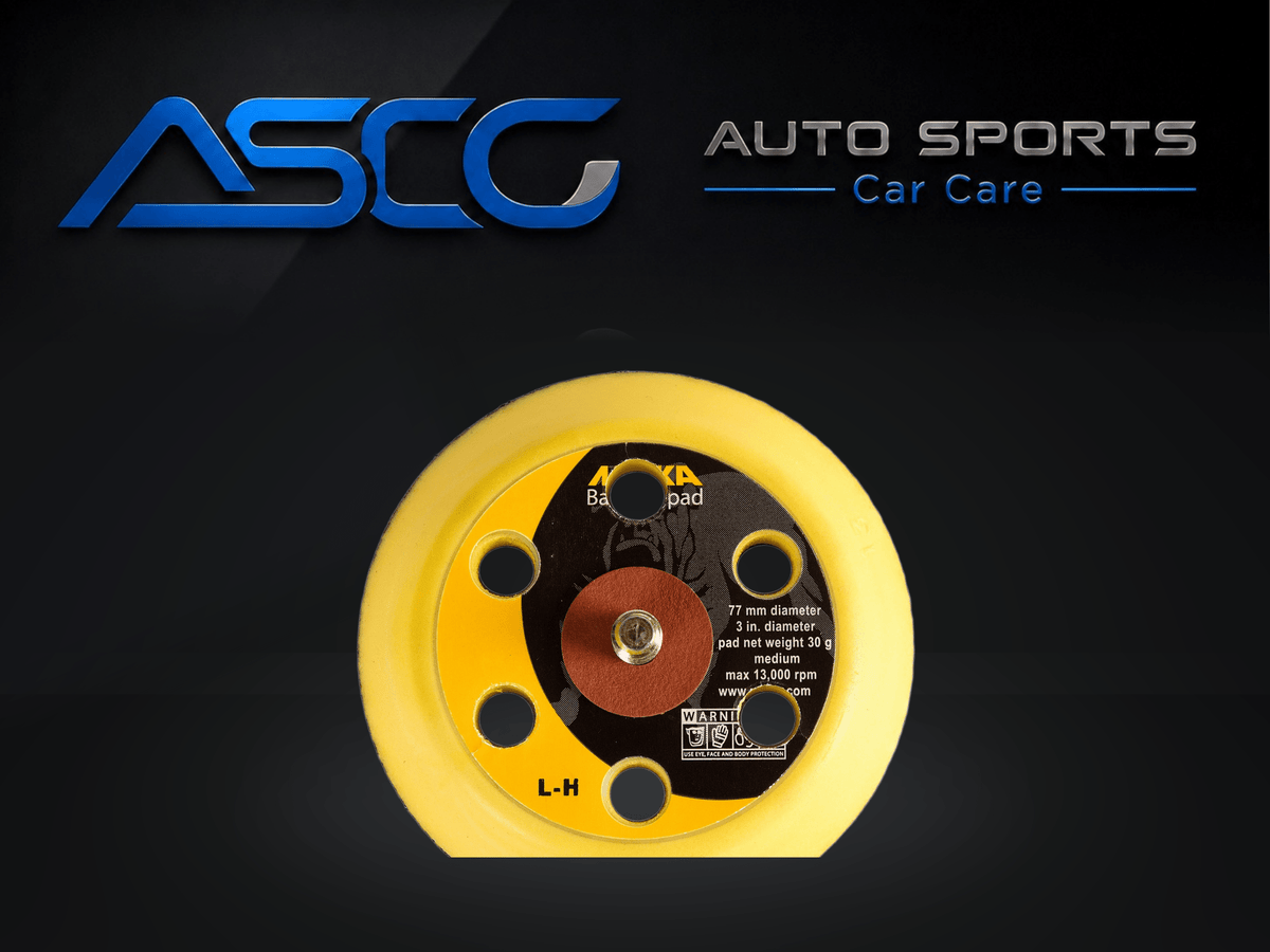 Mirka Backing Pad Ø77 mm 1/4 6H – Mirka | AUTO SPORTS CAR CARE (view 4)