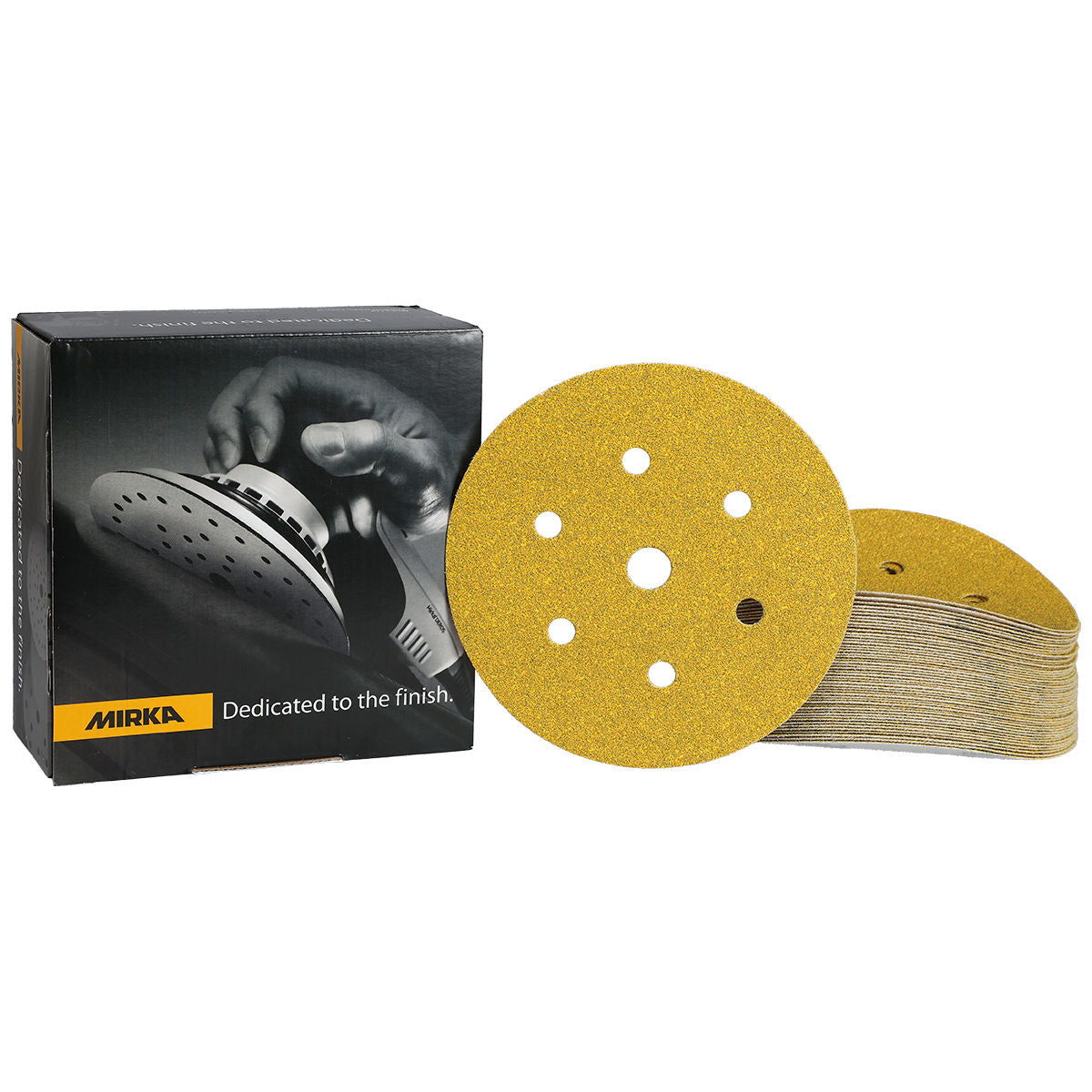 Mirka Gold 150 mm sanding use