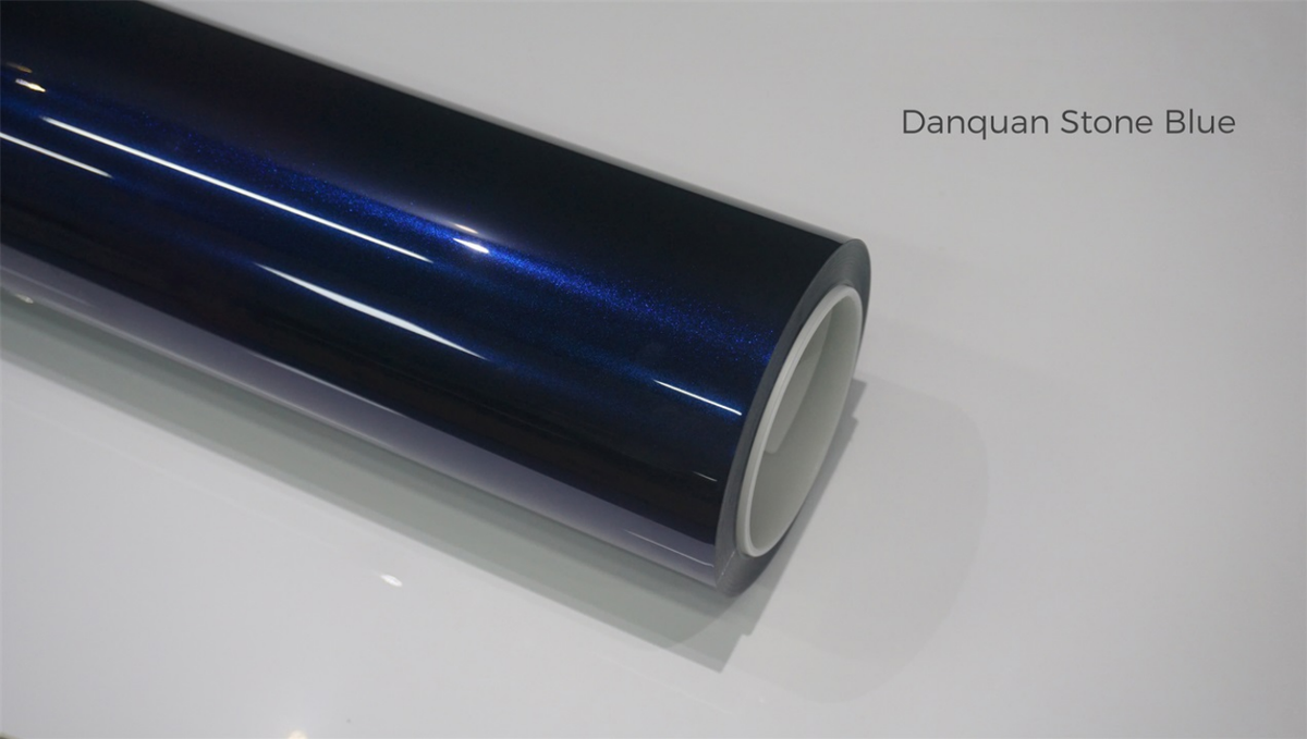 NEO PPF 010 Danquan Stone Blue colour film sample