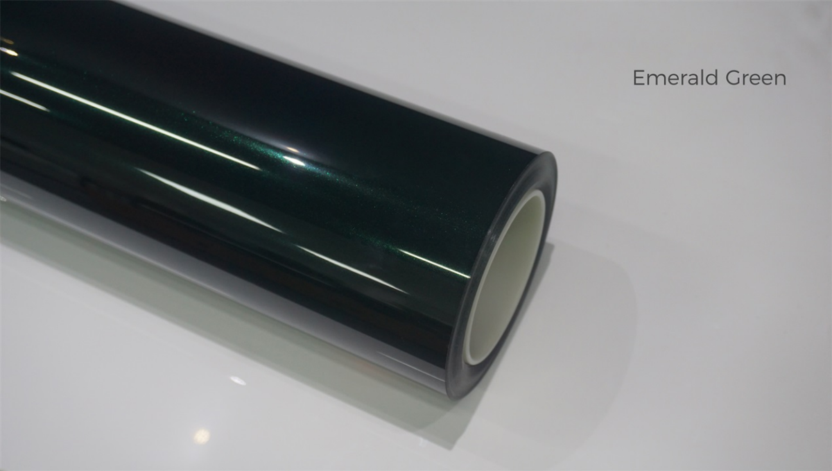 NEO PPF 006 Emerald Green colour film sample