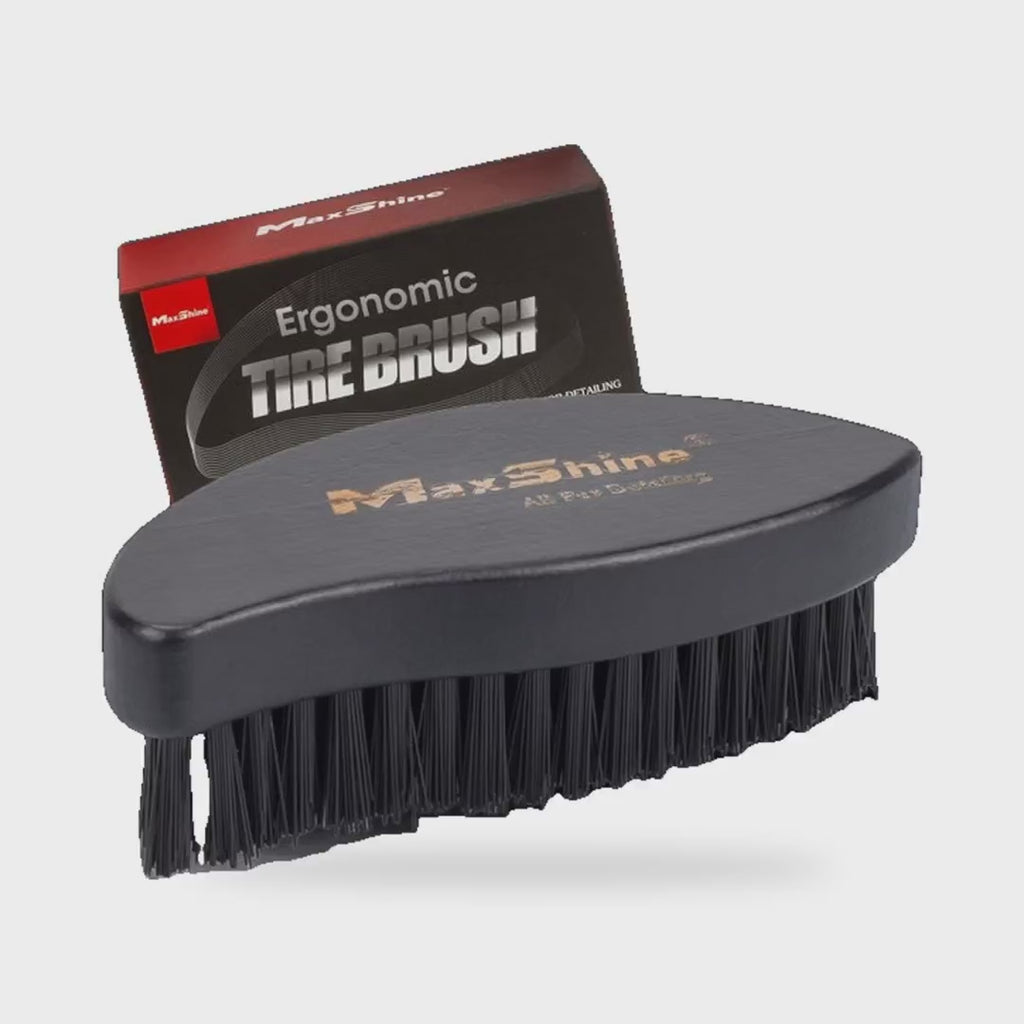 MaxShine Ergonomic Tire Cleaning Brush – 7012004 - product showcase video (MaxShine) | AUTO SPORTS CAR CARE