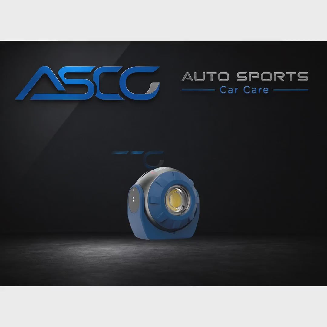 Scangrip SOUND LED S Rechargeable LED Work Light 03.5900UK - product showcase video (Scangrip) | AUTO SPORTS CAR CARE