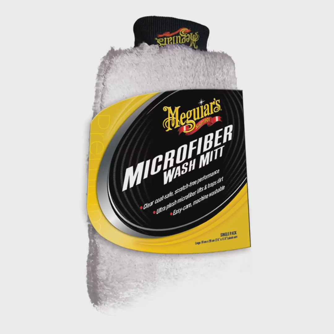 Meguiar's Microfiber Wash Mitt – X3002, 8 x 10 in - product showcase video (Meguiar's) | AUTO SPORTS CAR CARE