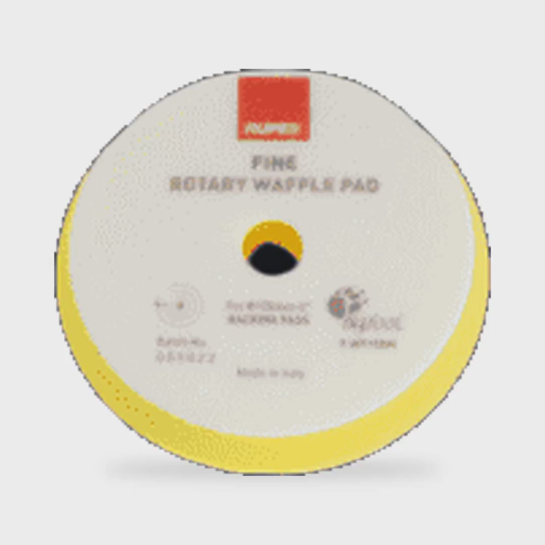 RUPES Rotary Waffle Foam Polishing Pad - product showcase video (Rupes) | AUTO SPORTS CAR CARE