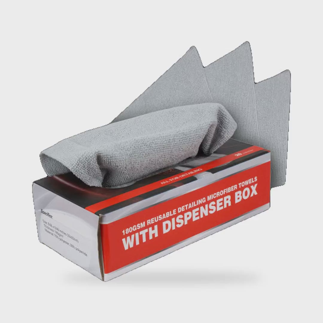 MaxShine 180GSM Edgeless Microfiber Cloths – 1102222G, 20/Box - product showcase video (MaxShine) | AUTO SPORTS CAR CARE