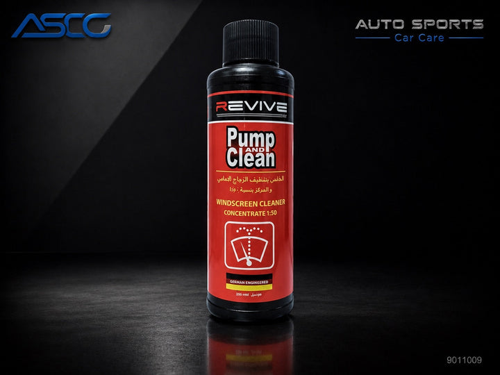 REVIVE PUMP AND CLEAN WINDSCREEN CLEANER