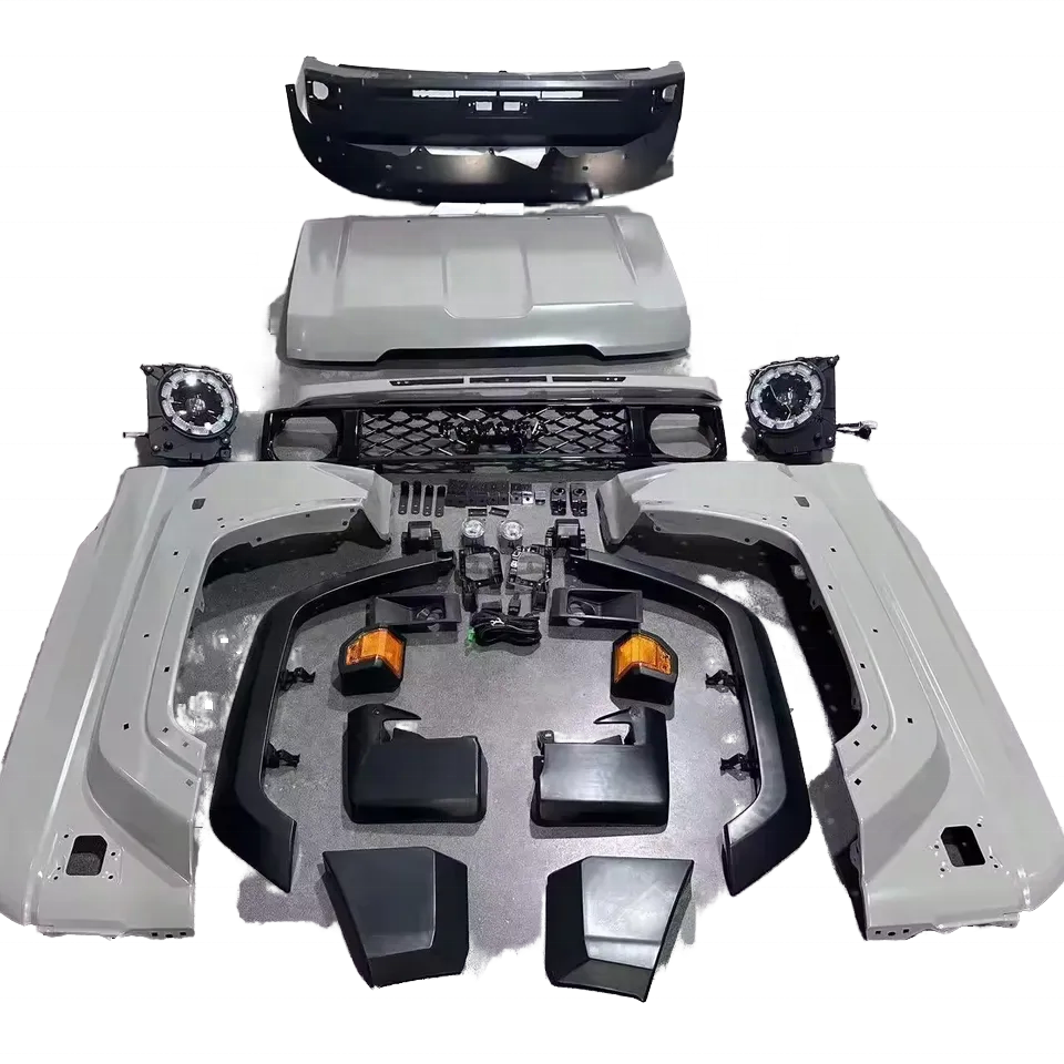 Toyota Land Cruiser 70 Series LC79 2024-style front upgrade kit components