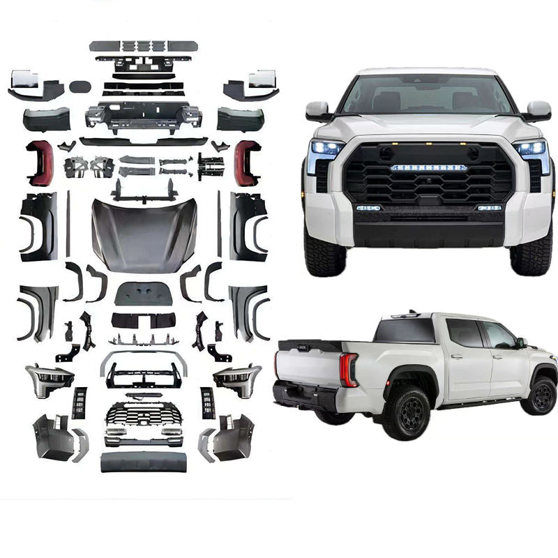 Toyota Tundra 2007–2021 to 2022-style full conversion kit – complete component view
